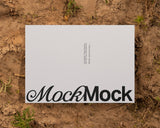 Poster/letterhead mockup on an eco/ground background top view.